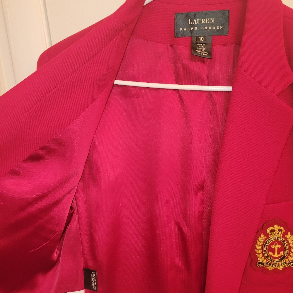 Red Ralph Lauren Blazer
